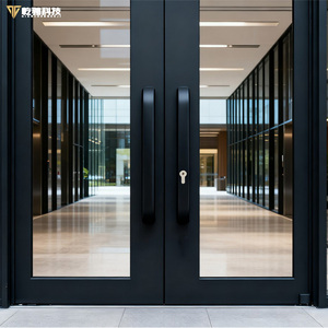 Bộ hoàn chỉnh nhôm cửa chính xử lý khóa bảo mật cao Thời Tiết Hiện Đại Ambidextrous cho lối vào nhà chống ăn mòn - Product Image 2