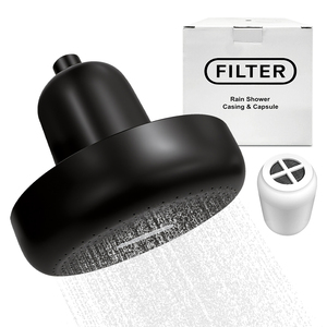ABS Electroplating 15-stage Filter Shower Head <b>Set</b> Top <b>Spray</b> System Complete <b>Set</b> Accessories Portable Household Water Purifier - Product Image 1
