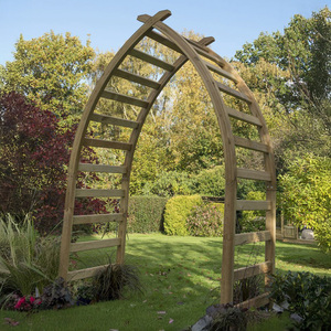 Modern 3D Floral <strong>Wooden</strong> <strong>Garden</strong> Arch Elegant Iron <strong>Ornaments</strong> <strong>for</strong> Outdoor Wedding Decor Traditional Design Style - Product Image 3