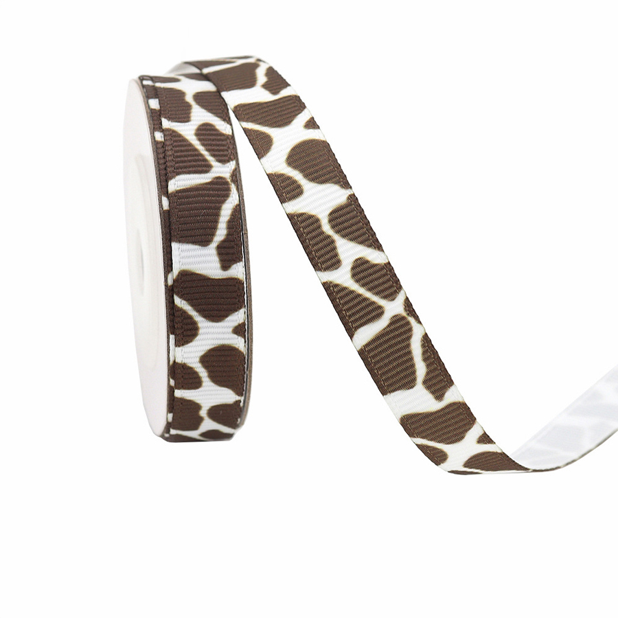 Girafe blanc-marron-1 cm * 10 yards