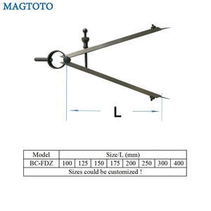 Tùy Chỉnh <span class=keywords><strong>Scribing</strong></span> Compass Mùa Xuân Divider Caliper Với Kim - Product Image 2
