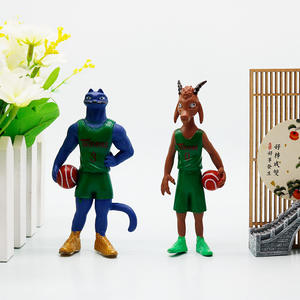 Nouvelles figurines de bureau Miracle Dream Team de 3 à 4,<span class=keywords><strong>5</strong></span> pouces, modèle sportif, poupée, ornement, jouet, lot de 8 - Product Image 6