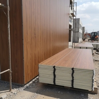 Panneau sandwich en polyuréthane pour l'infrastructure, panneau sandwich PU pour aéroport, gare, bâtiment public, façade durable