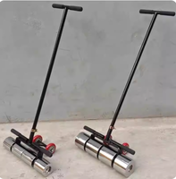 Rouleau en acier de haute qualité de 50 kg avec poignée amovible robuste, outils avec responsabilités