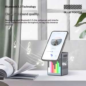 แท่น<span class=keywords><strong>ชาร์จ</strong></span>ไร้สายอเนกประสงค์ 6-in-1 พร้อมลำโพงบลูทูธ นาฬิกาปลุก สำหรับโทรศัพท์ นาฬิกา และ AirPods - Product Image 5