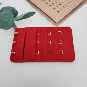 Accessoires de soutien-gorge multi-couleurs et multi-tailles à 3 rangées et 3 crochets, fermeture confortable en nylon à crochets et œillets, attache de soutien-gorge réglable, crochets de soutien-gorge - Product Image 4