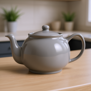 Price & Kensington <b>Teapot</b> Accents Gray <b>Ceramic</b> 2 Quart Tea Pot - Product Image 3