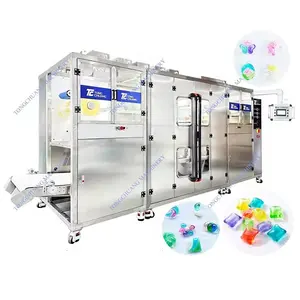 Tongchuang High Speed Full Automatic Packaging Machine For PVA Water Soluble Film Laundry Detergent Pods Beads Packing Machinery