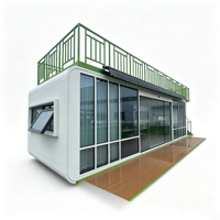 Casa Contenedor Modular Prefabricada de 1-2 Pisos, Tipo Cápsula Espacial Apple Cabin, de 20 pies y 40 pies, para Hotel, Supermercado, Diseño Moderno y de Lujo