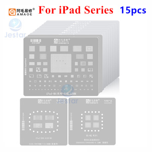 Plantilla de Reballing AmaoE BGA para <span class=keywords><strong>iPad</strong></span> M4 M3 <span class=keywords><strong>M1</strong></span> M2 <span class=keywords><strong>PRO</strong></span> 2017 2018/<span class=keywords><strong>2020</strong></span>/2021 Air 2 3/4/5/6 Mini 1/2/3/4 Air <span class=keywords><strong>2020</strong></span> A14 A9 A10X A12X - Product Image 1