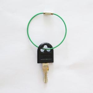YIWANG Luggage Name Tag Travel Bag <b>Suitcase</b> Stainless Steel Wire Rope Keychain Ring - Product Image 5