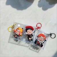 Sac à main en PVC transparent anti-poussière pour poupées en peluche suspendues, porte-clés, organisateur, mini sac à main, petit sac aveugle, rangement, protection, cadeau, modèle