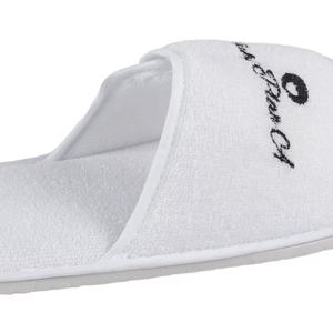 100 Baumwolle billig Großhandel Open Toe Hausschuhe für <span class=keywords><strong>Spa</strong></span> - Product Image 5