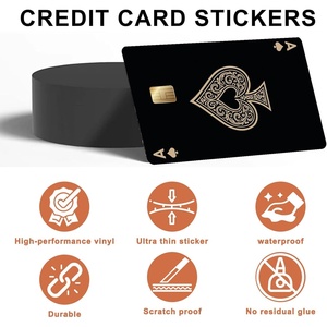สติกเกอร์ติดบัตร<span class=keywords><strong>เครดิต</strong></span>, สติกเกอร์ติดบัตร<span class=keywords><strong>เครดิต</strong></span>ลายตลก, สติกเกอร์ไวนิลสำหรับบัตรเดบิตและบัตร<span class=keywords><strong>เครดิต</strong></span> - Product Image 4