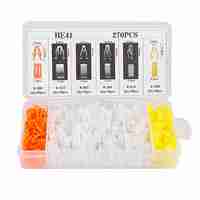 Kit universel de 270 pièces de clips de fixation pour garnitures de tableau de bord de voiture