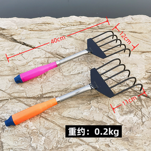 คราดสแตนเลสเกรดอุตสาหกรรมคราดชายหาดและสวนสำหรับวัตถุประสงค์ DIY - Product Image 4