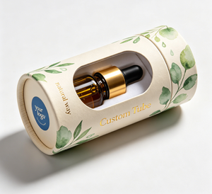 <b>Custom</b> Various Size Cosmetic Paper Tube, Eco-Friendly Round Cylinder Packaging for Makeup,<b>Lipstick</b> and Skincare Products - Product Image 3