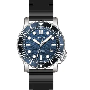 Relógio de mergulho automático masculino, relógio de 42mm, 300m