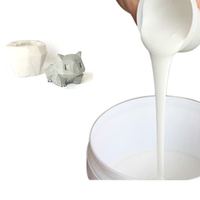 Moule en caoutchouc silicone pour pot de plantes à ciment, polymérisation rtv2