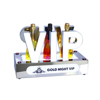 Bar discothèque coloré rvb créatif en acier inoxydable Laser VIP vin présentoir porte-bouteille présentateur Glorifier licence d'alcool