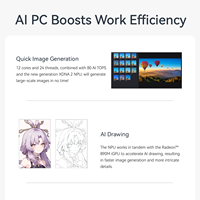 كمبيوتر صغير قوي للغاية من beelser9 Pro Mini AMD Ryzen AI 9 HX370 (12C/24T) 32GB RAM 1 PC SSD