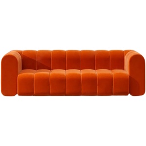 Juego <span class=keywords><strong>de</strong></span> sofá Sherpa moderno <span class=keywords><strong>de</strong></span> lujo para 3 personas <span class=keywords><strong>Diseño</strong></span> <span class=keywords><strong>de</strong></span> sala <span class=keywords><strong>de</strong></span> estar <span class=keywords><strong>de</strong></span> lujo ligero interior <span class=keywords><strong>de</strong></span> terciopelo copetudo <span class=keywords><strong>de</strong></span> alta calidad - Product Image 5