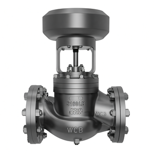 Vanne de régulation pneumatique OEM DN25 1 pouce AC220V WCB à bride, vanne à diaphragme pneumatique - Product Image 5