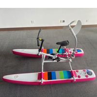 Vélo aquatique gonflable pour jeunes, large et plat, flotteur gonflable, cadre en aluminium, flottabilité stable, rangement facile, fabrication chinoise Lumark