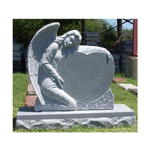 Pierre tombale commémorative d'aile d'ange pour bébé - Product Image 3