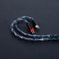 KBEAR KuiBao ST-12 8-Core 4N Kabel Upgrade Seimbang QDC Tembaga Berlapis Perak 44/25 untuk Headphone & Pemutar
