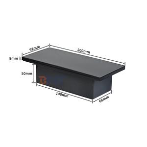Caja de Enchufes de Acero Inoxidable para Mesa con 2 Tomas de Corriente Alterna, 1 USB-A y 1 USB-C, IP44, Tapa Deslizante, 10A, Enchufe Estadounidense - Product Image 4