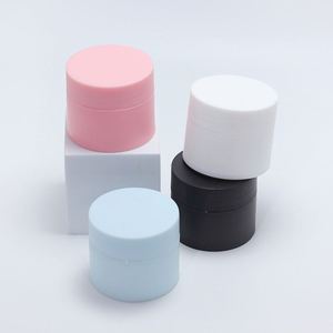 Pot cosmétique de luxe vide en plastique PP dépoli à double paroi, blanc, rose, bleu, pour crème visage et corps, 5g, 10g, 15g, 30g, 50g, 100g, 150g - Product Image 5