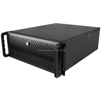 Boîtier personnalisé OEM en aluminium/acier inoxydable, sablé, brossé, industriel, de bureau, standard 19 pouces, 1U, 2U, 3U, 4U, montage en rack