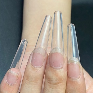 Pontas de unhas quadradas stiletto para unhas, caixa de proteção completa xxl para unhas postiças, 240 peças - Product Image 2