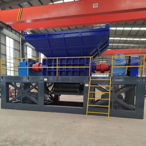 Broyeur de ferraille à main à petit arbre à double arbre Broyeur de machine Ceinture d'hôpital électronique P 425 Hair H50' Fibre liquide - Product Image 1