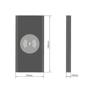 Cargador rápido inalámbrico, PowerBank 2023 Delgado 18W PD, 10000mah