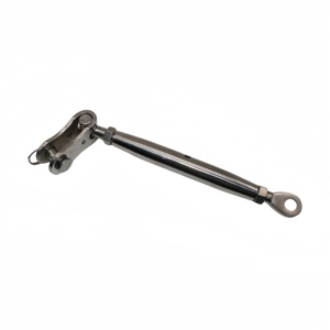 Tendeur à corps fermé en acier inoxydable 316 de nouvelle condition avec mâchoires soudées de 1/4 "(6mm) pour matériel marin - Product Image 1