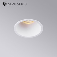 ALPHALUCE lampu plafon bulat, bingkai modul bohlam Led untuk Gu10 Mr16 perlengkapan Gu10