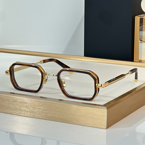 Lunettes <span class=keywords><strong>de</strong></span> <span class=keywords><strong>lecture</strong></span> optiques plates rétro <span class=keywords><strong>de</strong></span> luxe pour hommes et femmes avec protection anti-lumière bleue, monture métallique, lunettes optiques <span class=keywords><strong>de</strong></span> créateur tendance - Product Image 4