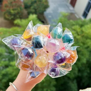 New Arrival 2024 Hot Sale Gift Gemstones Natural Fluorite Crystal Lollipop Healing Stone Quartz Carving