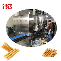 Machines entièrement automatiques pour la fabrication de bâtonnets de gaufrettes à l'œuf, nouvelle machine pour la production alimentaire avec équipement de production de gaufrettes à la farine