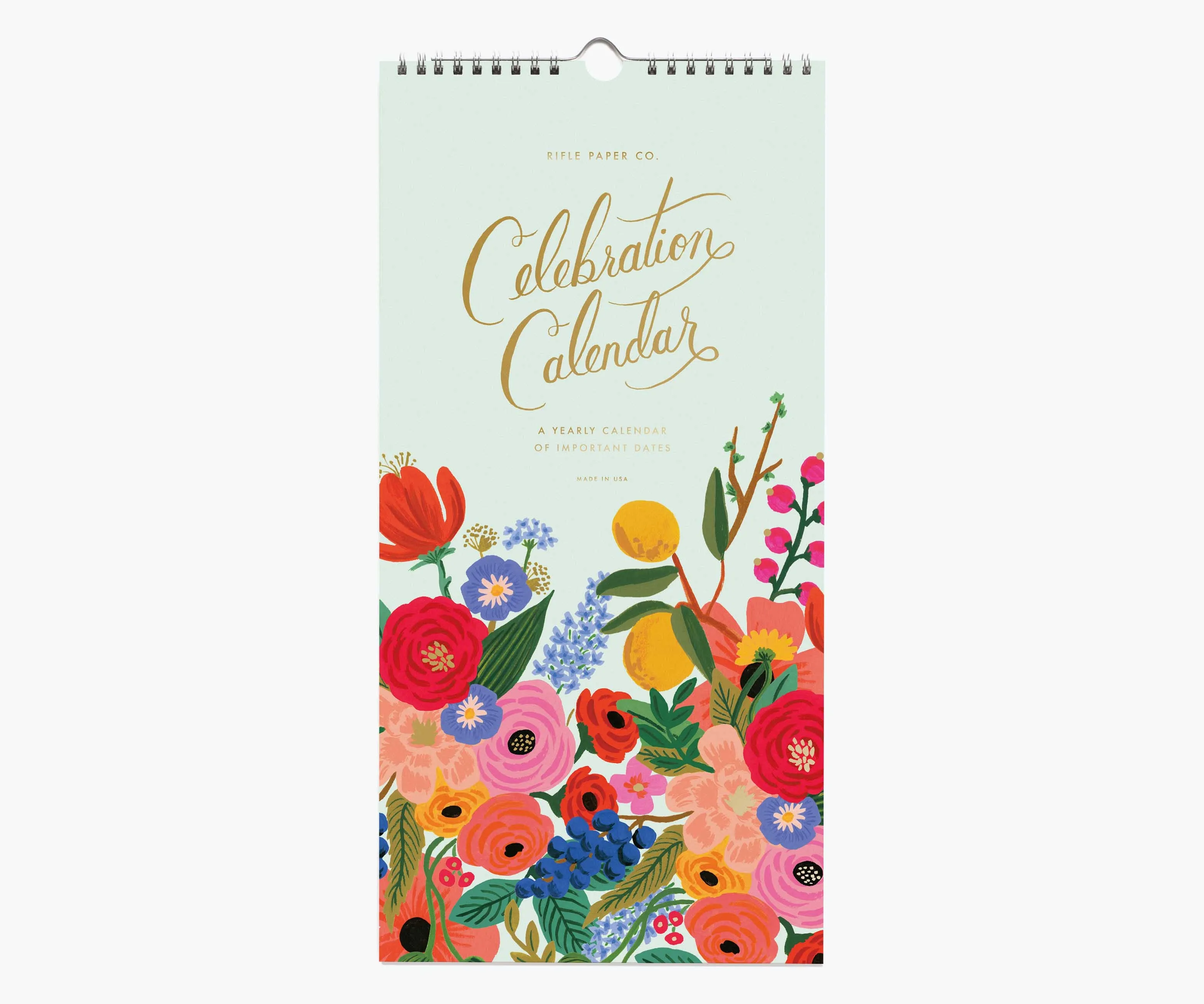 Customizable Floral Large Monthly Desk or Wall Calendar Planner Big Giant Planning Blotter Pad