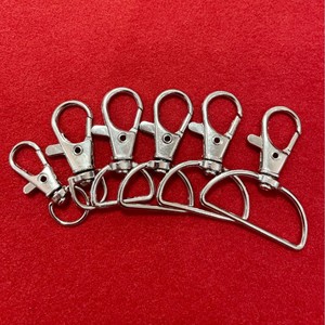 Mosquetón de aleación de zinc con cierre de boca de pez, accesorio duradero para llavero, bolsos, joyería y artículos para mascotas 103 - Product Image 1