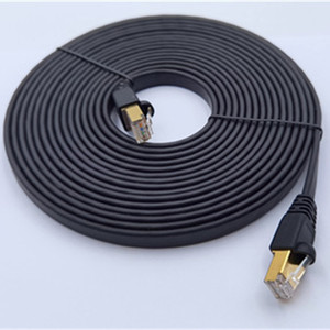 Cat8 Network <b>Cable</b> Pure Copper Shielded <b>RJ45</b> Connector 0.5M 1M Computer Data <b>Cable</b> Flat Design For 10 Gigabit Ethernet - Product Image 3