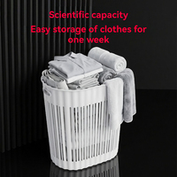 Panier de rangement en plastique ajouré respirant avec poignée en cuir portable pour la lessive, idéal pour l'organisation de la salle de bain et de la chambre