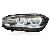 Phares HETOP F15 X5 2014-2018, mise à niveau, double couleur, phare LED de voiture, DRL, style Ikon, lumière laser, accessoires modifiés pour BMW