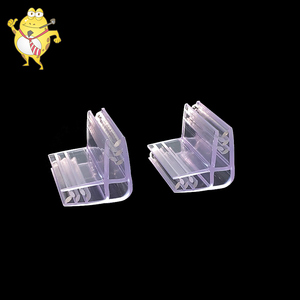Panneau de rouleau de ruban en PVC, porte-prix, charnière souple, préhension panier de fil, bande de données <span class=keywords><strong>POP</strong></span>, Double support avec Clip pour étagère de supermarché, 1 pièce - Product Image 1