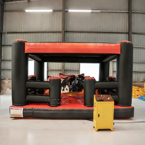 Inflatable रॉकिंग मैकेनिकल बुल फैक्ट्री मूल्य डबल लेयर मैट के साथ डबल लेयर मैट - Product Image 2