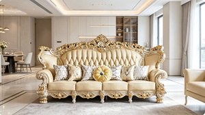 Nuevo Sofá <span class=keywords><strong>Cama</strong></span> en Forma de L Tradicional Europeo Americano de Alta Gama Shunchi 2026, Personalizado, para Tres Personas, de Madera de Caucho y Cuero, en Diversos Tamaños - Product Image 4