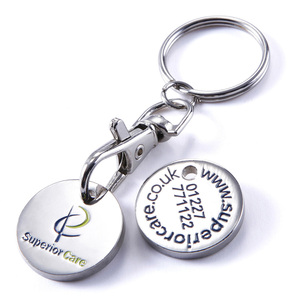 Làm cho của riêng bạn giỏ hàng mã thông báo Móc Chìa Khóa Xe đẩy mã thông báo đồng xu Keychain Trung Quốc Kẽm hợp kim OPP Túi Quà Tặng khuyến mãi tùy chỉnh màu sắc - Product Image 6